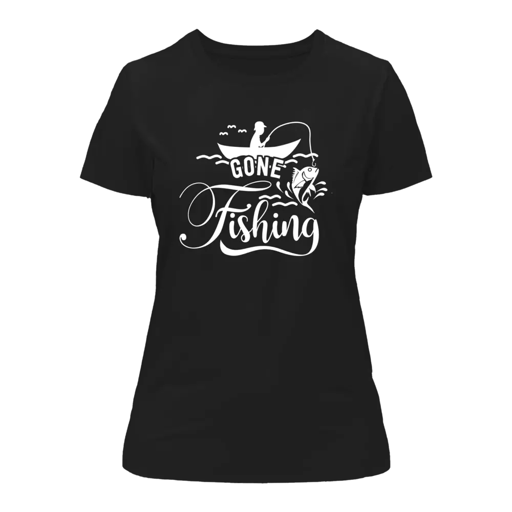Gone Fishing T-Shirt for Women