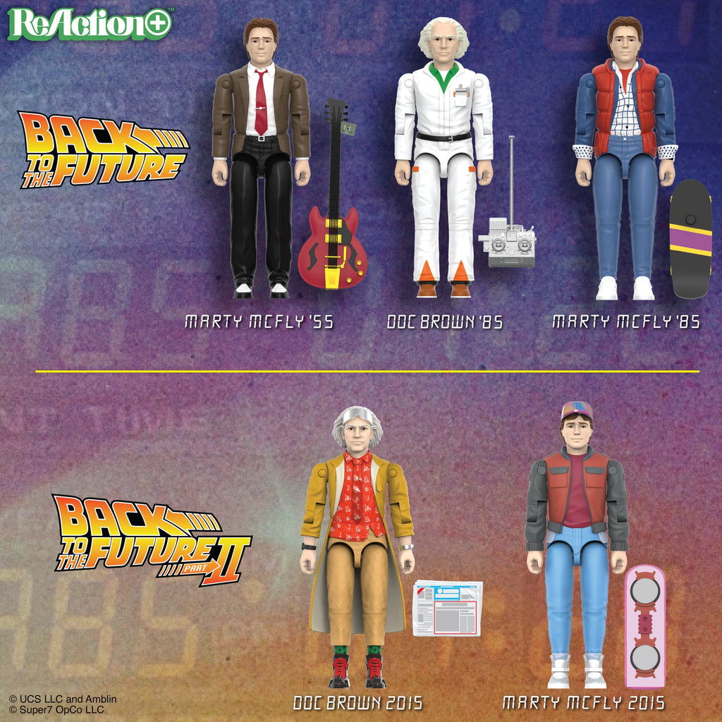 ReAction Back to the Future Part II ReAction+ Wv2 Marty McFly 2015 3¾-inch Retro Action Figure