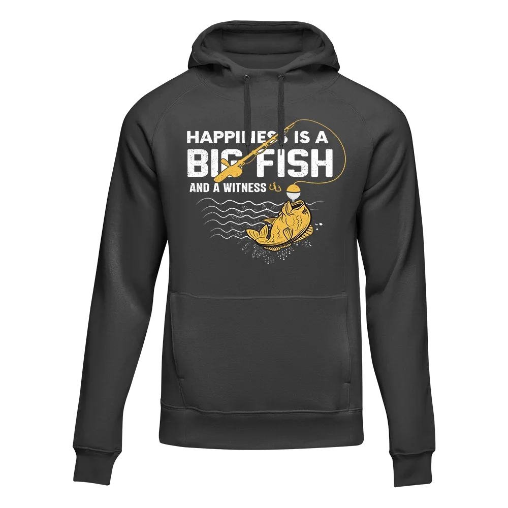 Happiness Is A Big Fish Unisex Hoodie