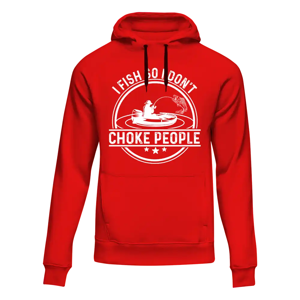 I Fish So I Don't Choke People v2 Unisex Hoodie