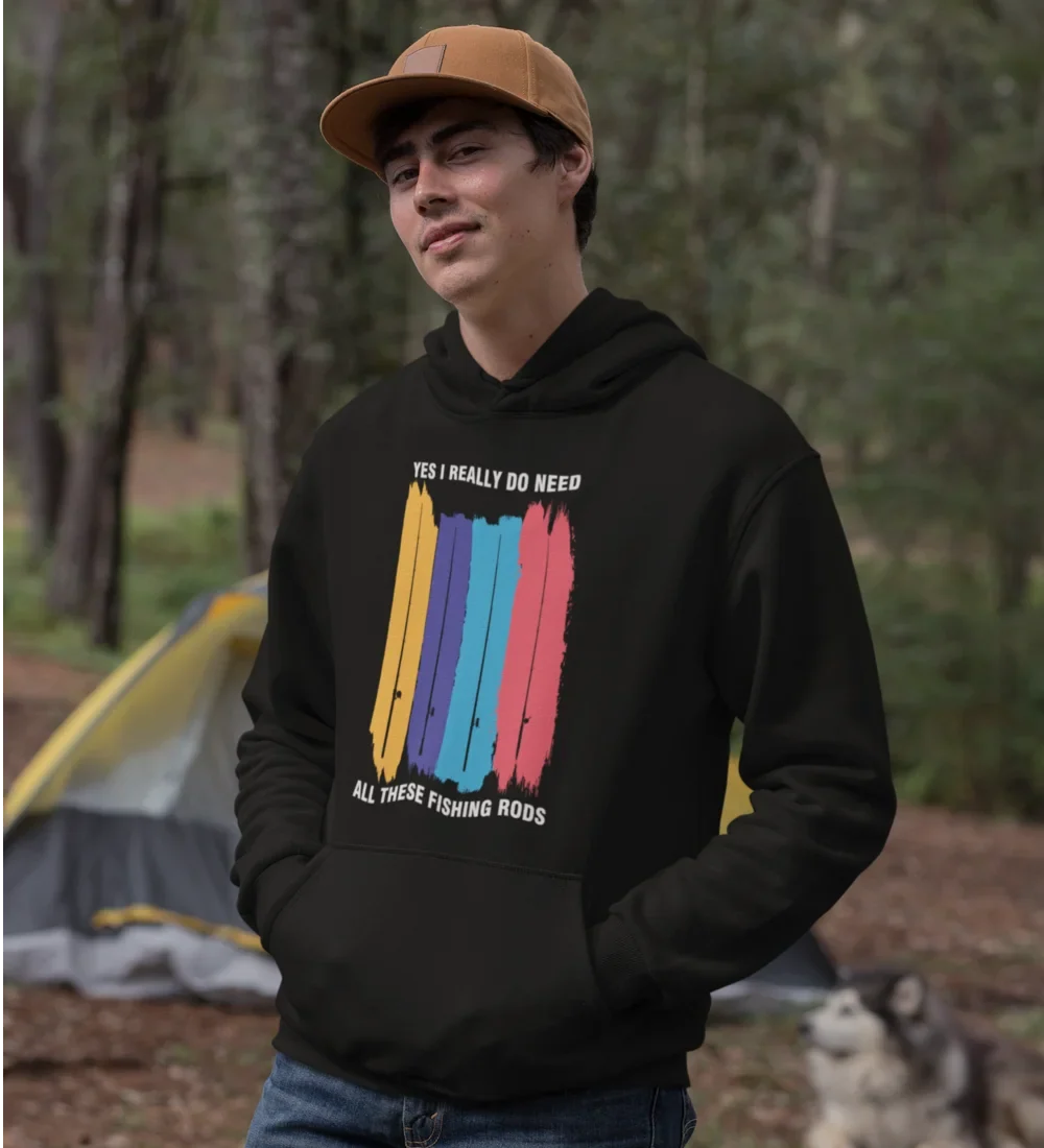 I Really Need All These Fishing Rods Unisex Hoodie