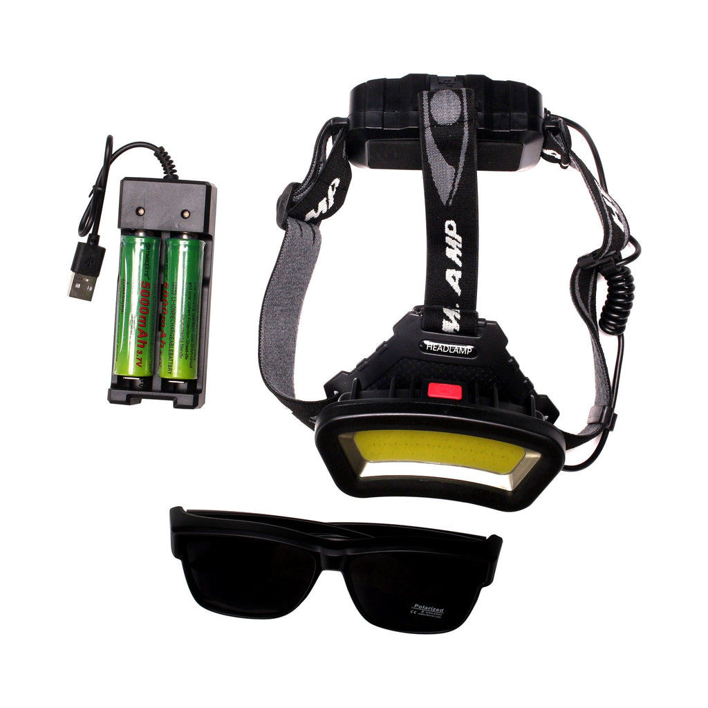 INKSOUL® Tattoo Work Polarized Headlight & Magic Glasses Anti Glare Kit