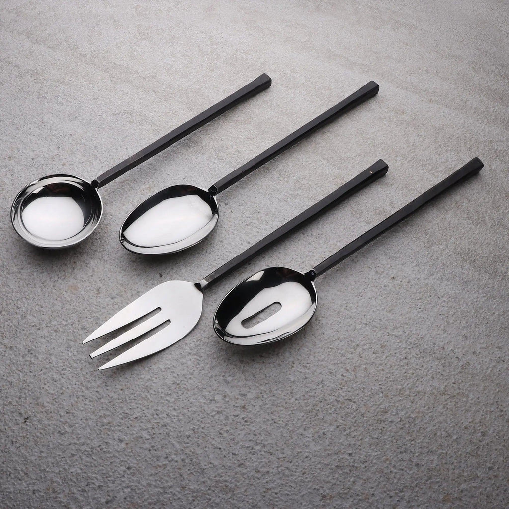 JASON BLACK 4 PC. HOSTESS SET