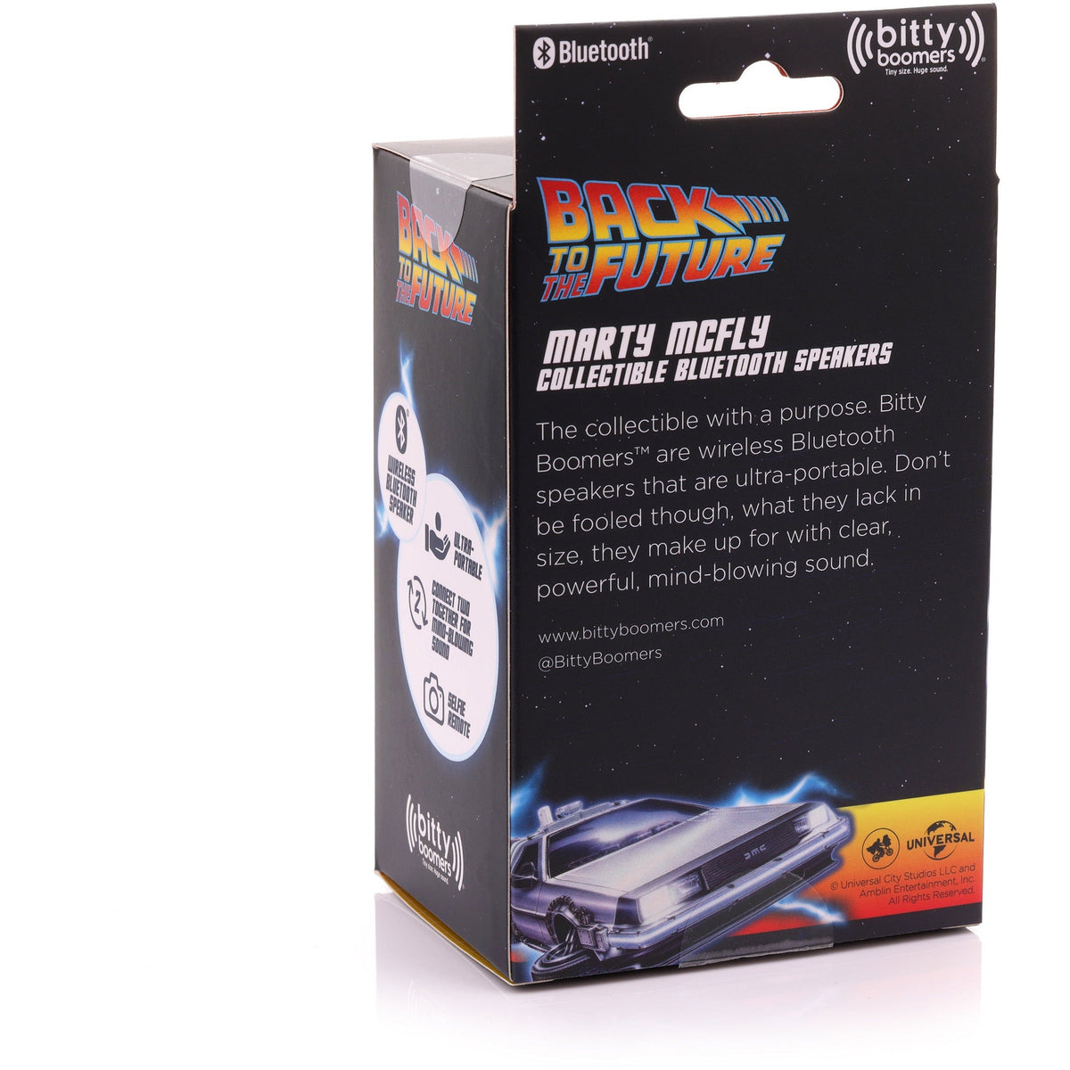 Universal Back to the Future Marty McFly Bitty Boomer Bluetooth Speaker