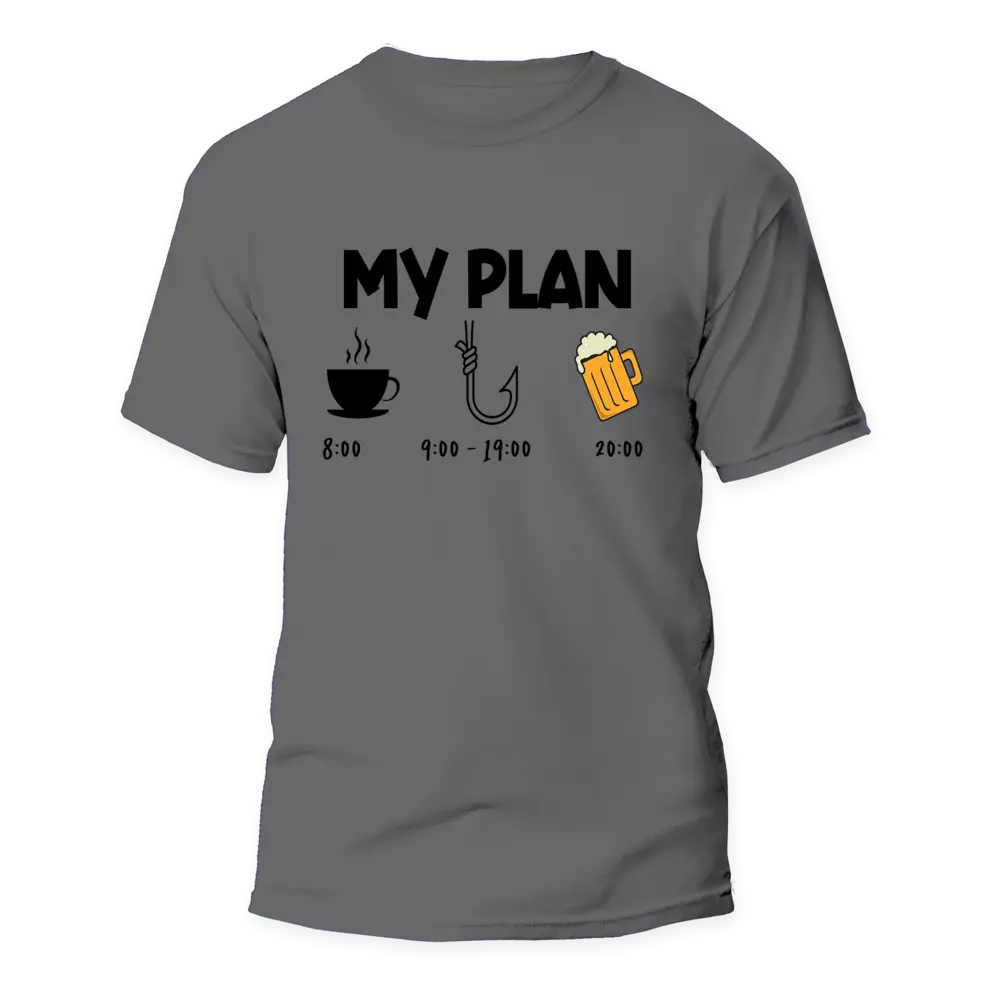 My Fishing Plan Man T-Shirt