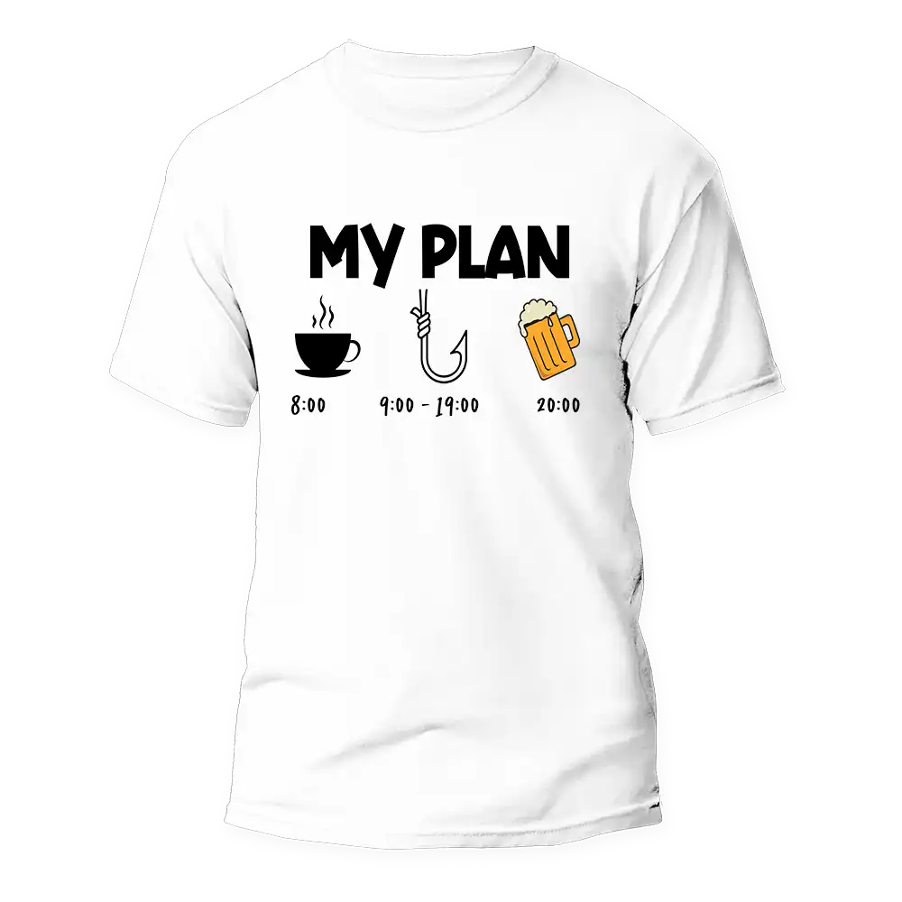 My Fishing Plan Man T-Shirt