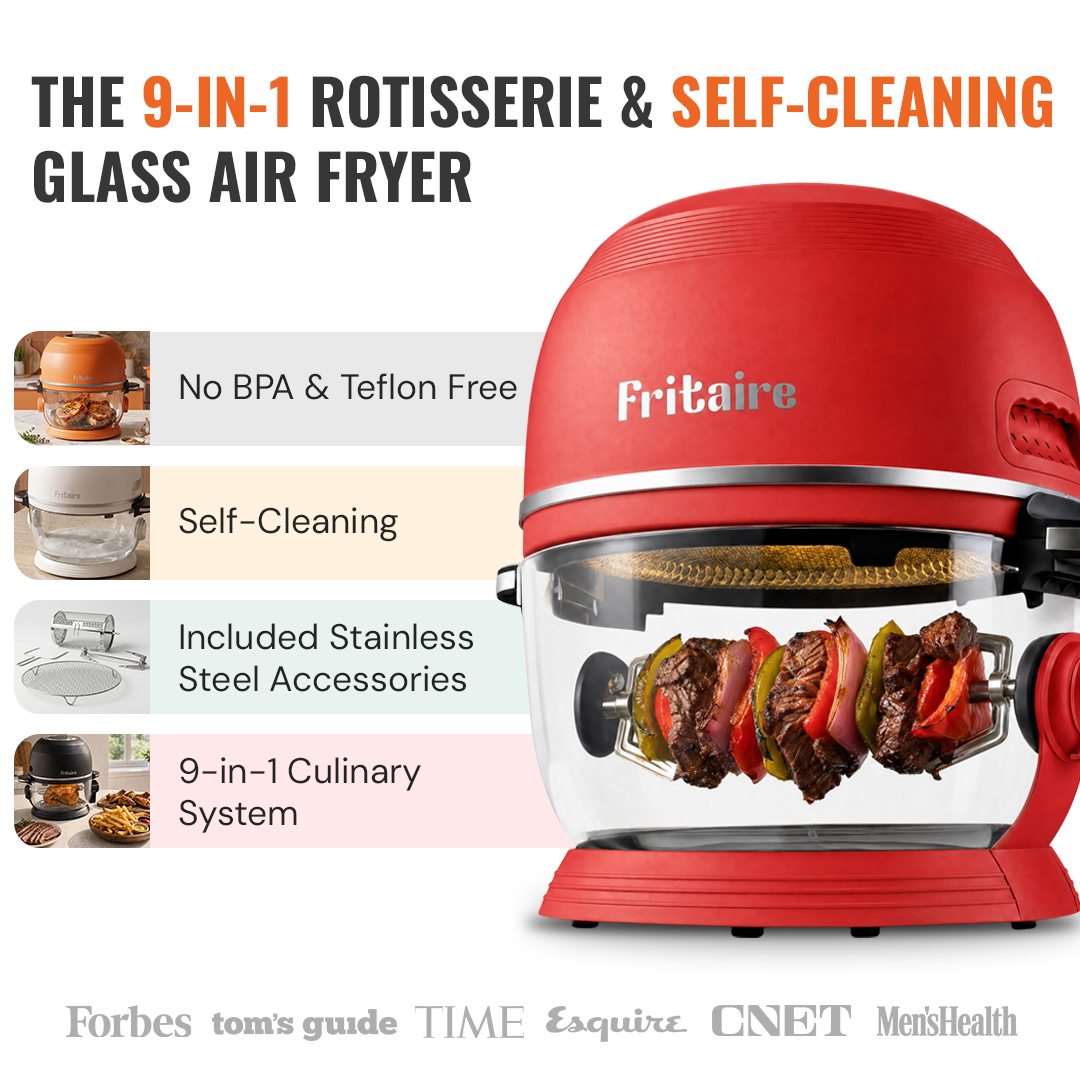 Classic Self-Cleaning Air Fryer™ & Non-Toxic Air Fryer™ - Cherry