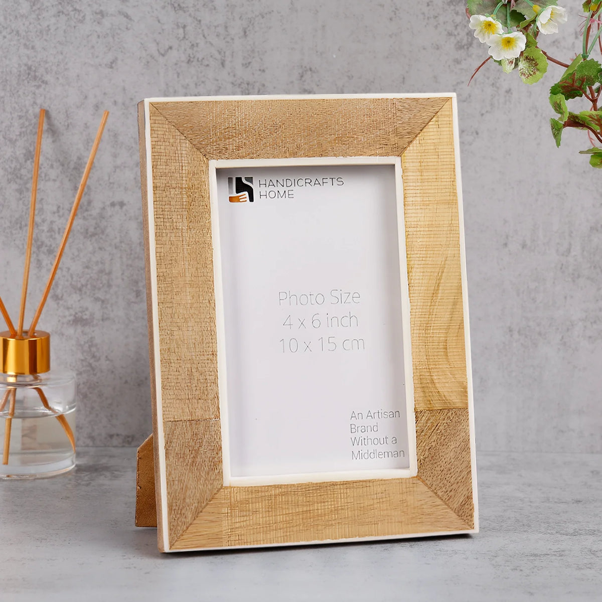 Wood Resin Inlay Picture Frame 4x6 5x7 Photo Frame Decor