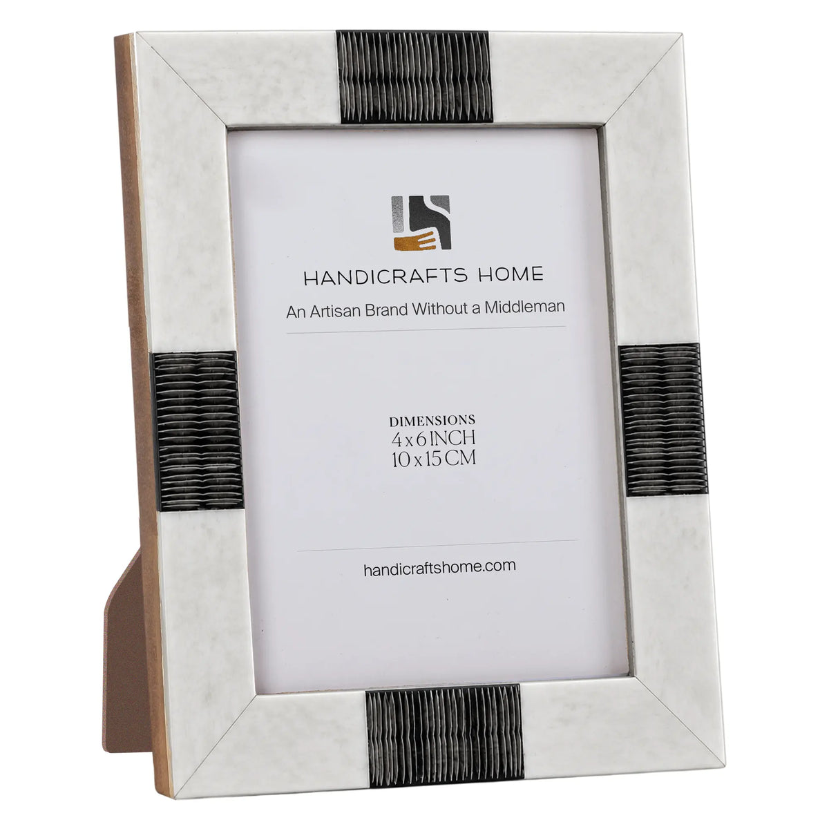 Picture Frame Sea Siren Teles Collection Bone & Horn Inlay White Black – 2 Sizes