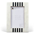 Picture Frame Contour Alto Pattern Collection Resin Inlay White & Black – 4x6, 5x7 & 8x10"