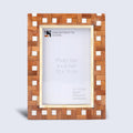 Halo Parquet Picture Frames | Parquet Wood Inlay | 4x6 5x7