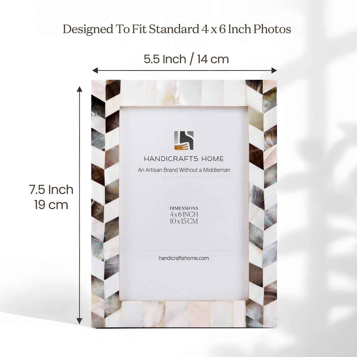 Mother of Pearl Picture Frame | Pearlescent Barley | 4x6 5x7 8x10