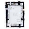 Pearlescent Picture Frames | Black & Shell | 4x6 5x7 8x10