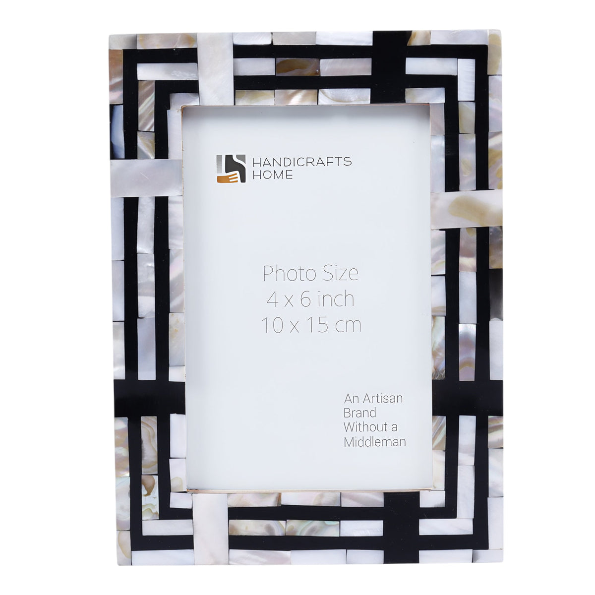 Pearlescent Picture Frames | Black & Shell | 4x6 5x7 8x10