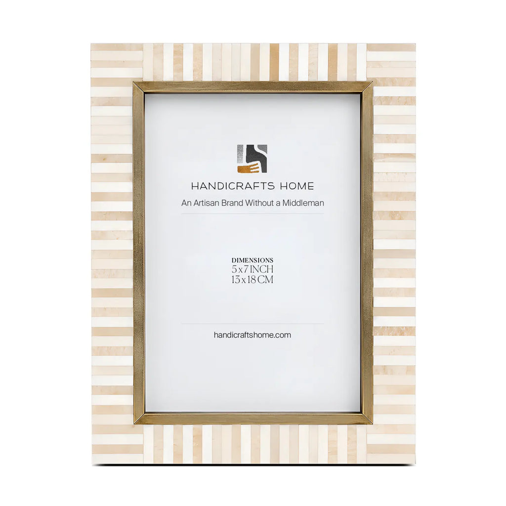Photo Frame Halo Keys Collection Bone Inlay & Resin Multi-Color – 4x6, 5x7 & 8x10"