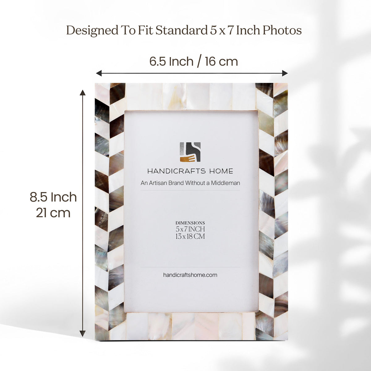 Mother of Pearl Picture Frame | Pearlescent Barley | 4x6 5x7 8x10