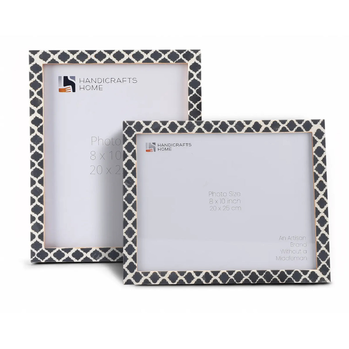 Casablanca Fumar Resin Inlay Picture Frame Set 2