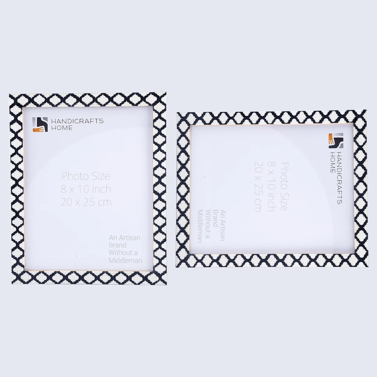Casablanca Negra Resin Inlay Picture Frame Set 2