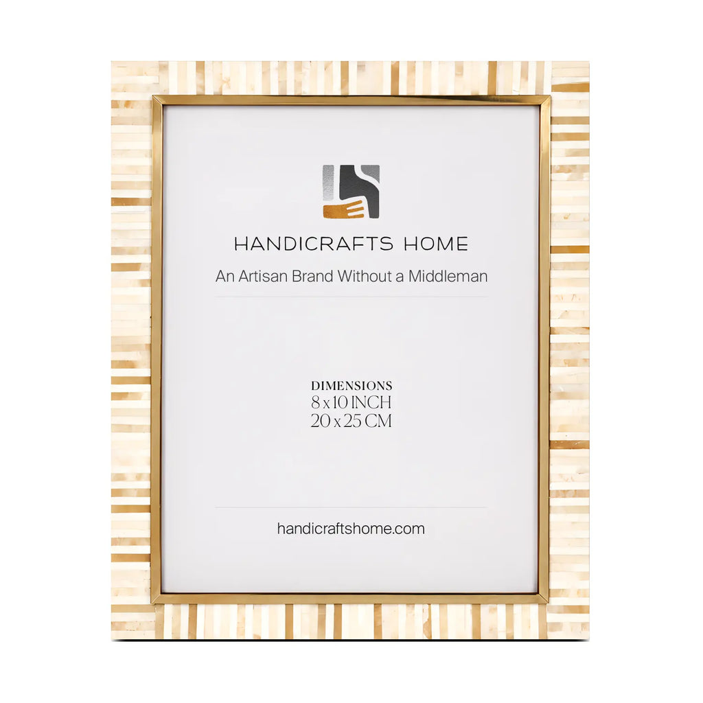 Photo Frame Halo Keys Collection Bone Inlay & Resin Multi-Color – 4x6, 5x7 & 8x10"