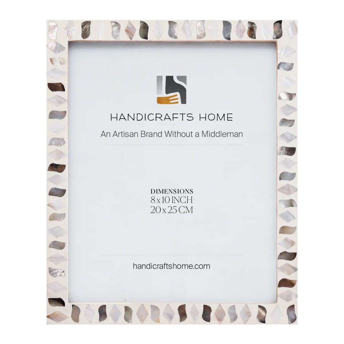 Pearlescent Fossil Picture Frames | Seashell | 4x6 5x7 8x10