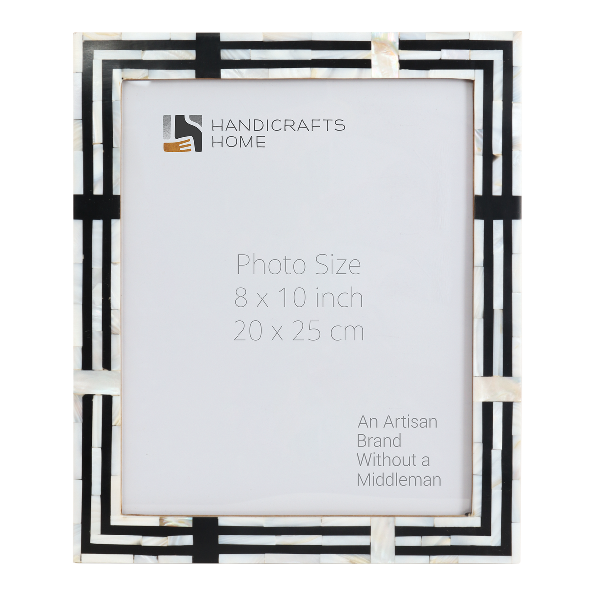 Pearlescent Picture Frames | Black & Shell | 4x6 5x7 8x10