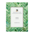 Green Bone Inlay Picture Frame | Leaf Collection | 4x6