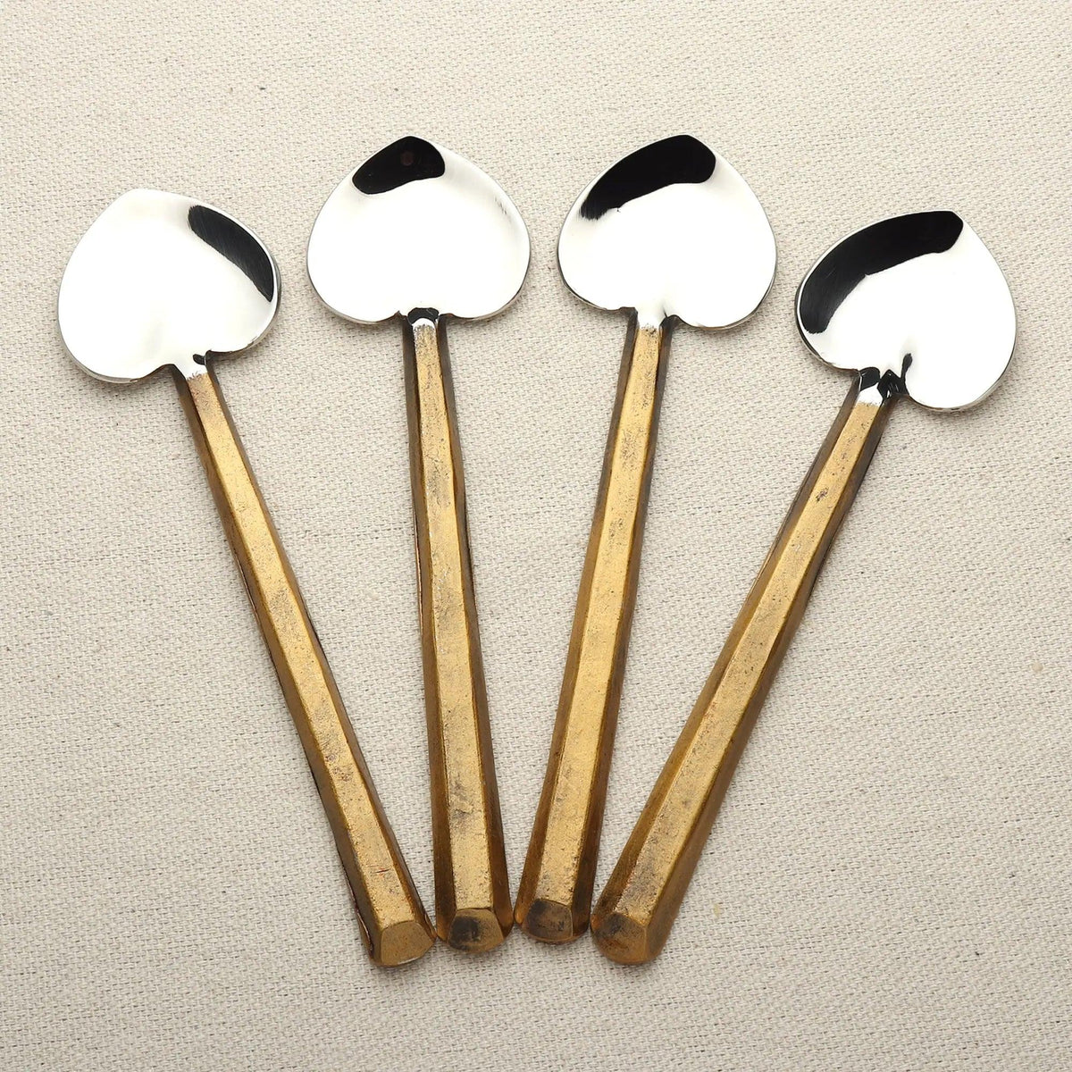 PLATEAU HEART SPOON 4 PC. SET