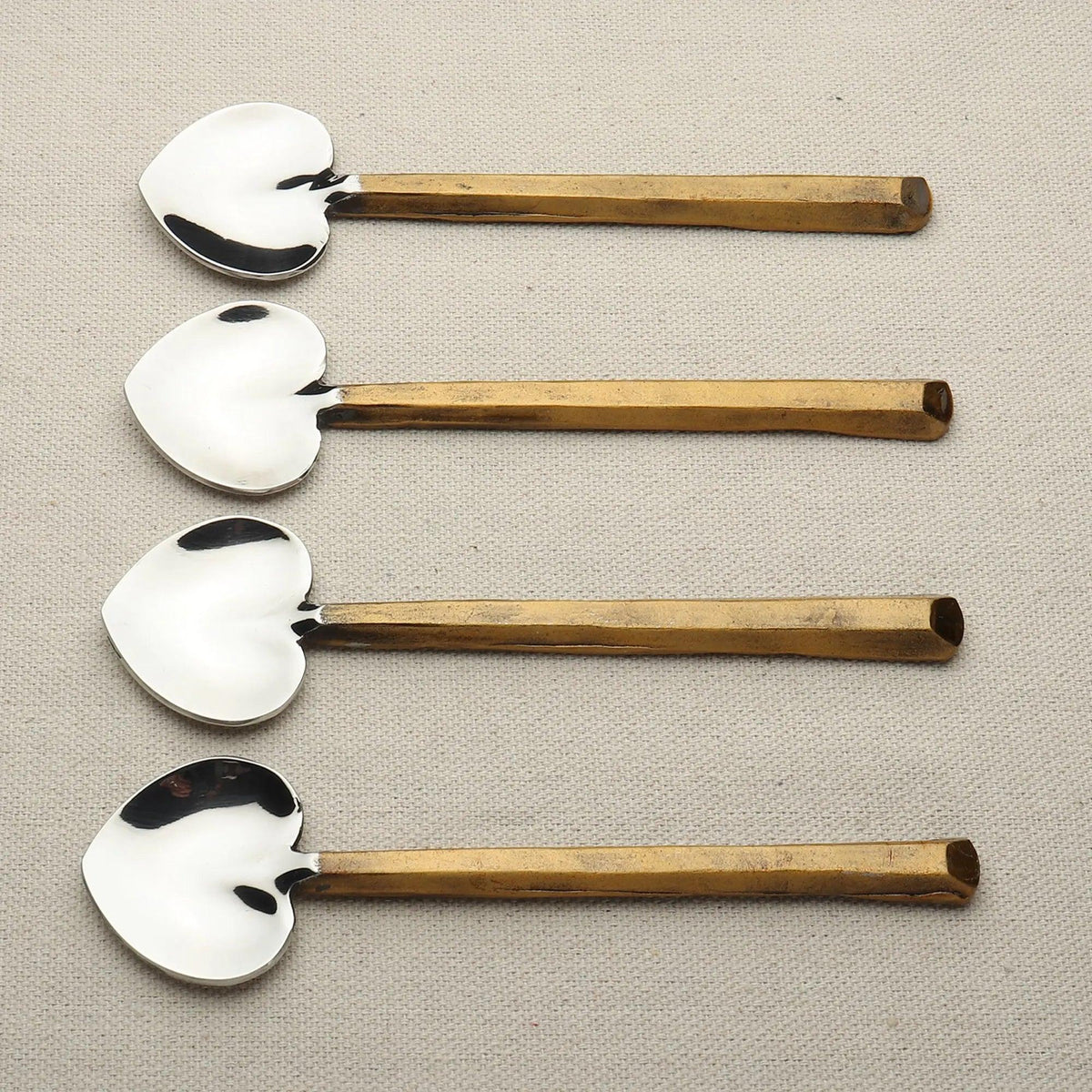 PLATEAU HEART SPOON 4 PC. SET