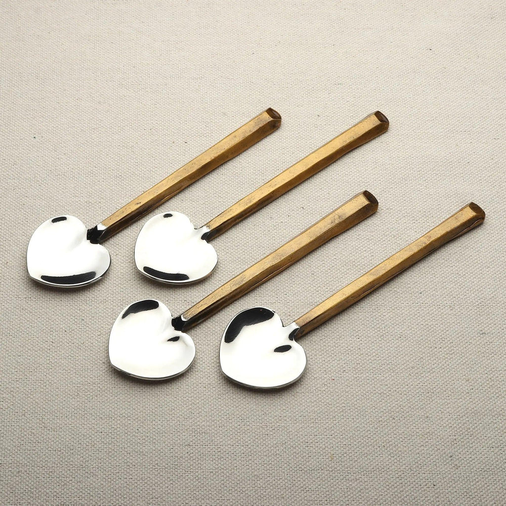 PLATEAU HEART SPOON 4 PC. SET