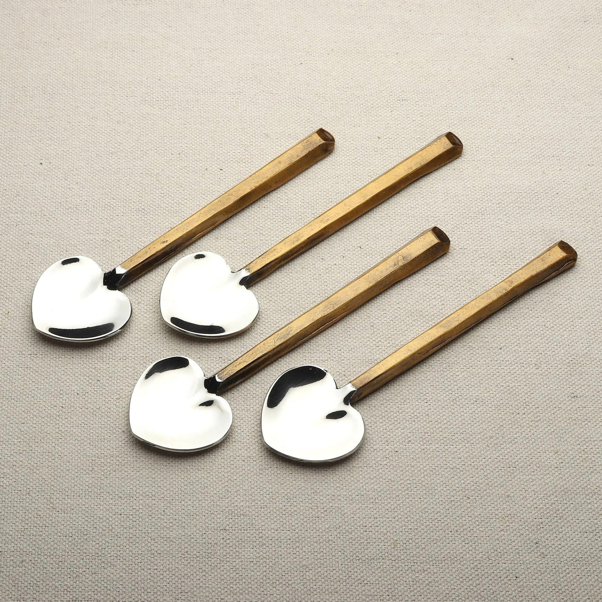 PLATEAU HEART SPOON 4 PC. SET