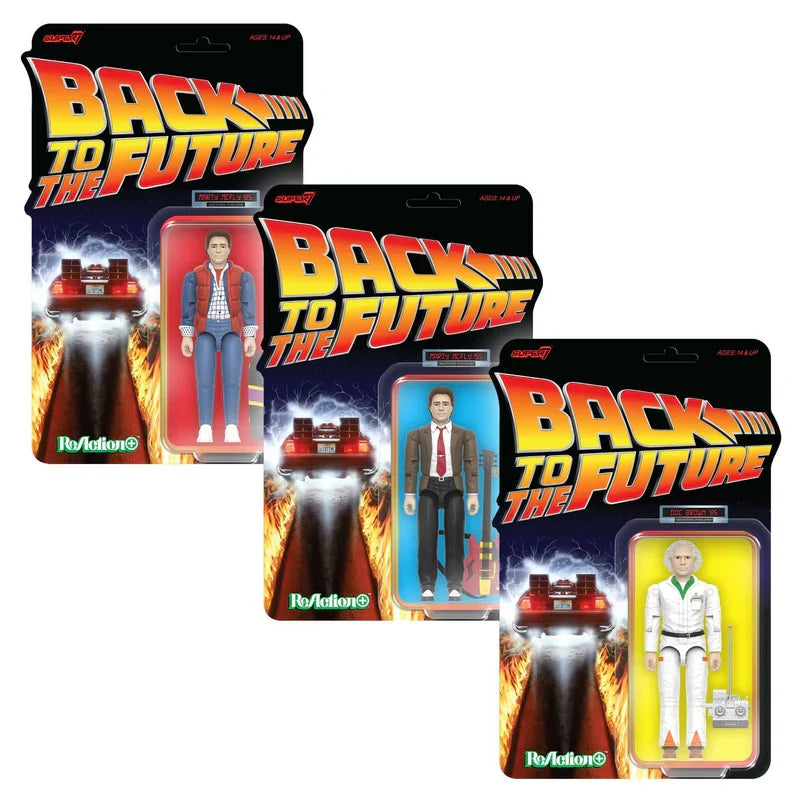 ReAction Back to the Future ReAction+ Wv1 Marty McFly '55 3¾-inch Retro Action Figure