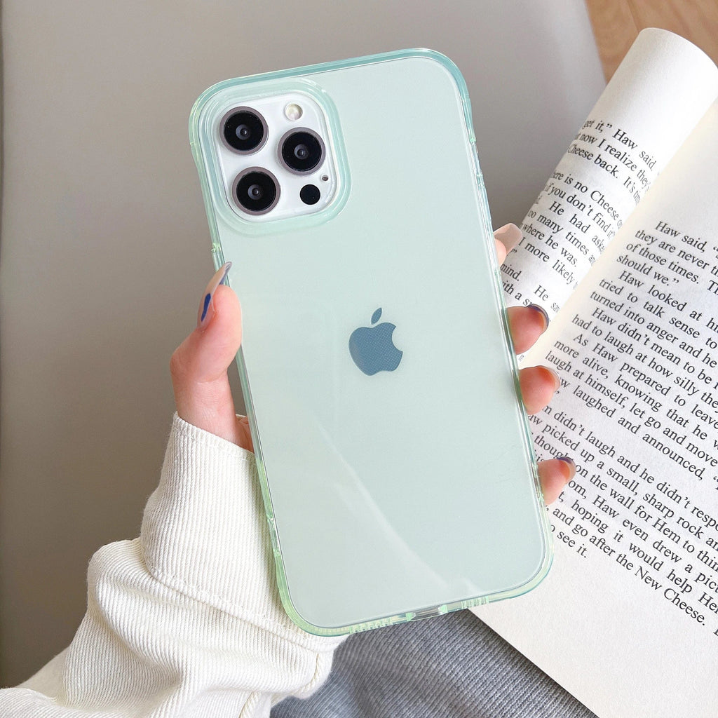 Clear Candy Color iPhone Case