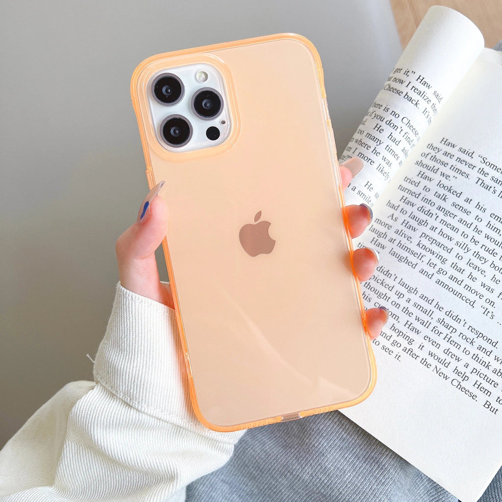 Clear Candy Color iPhone Case
