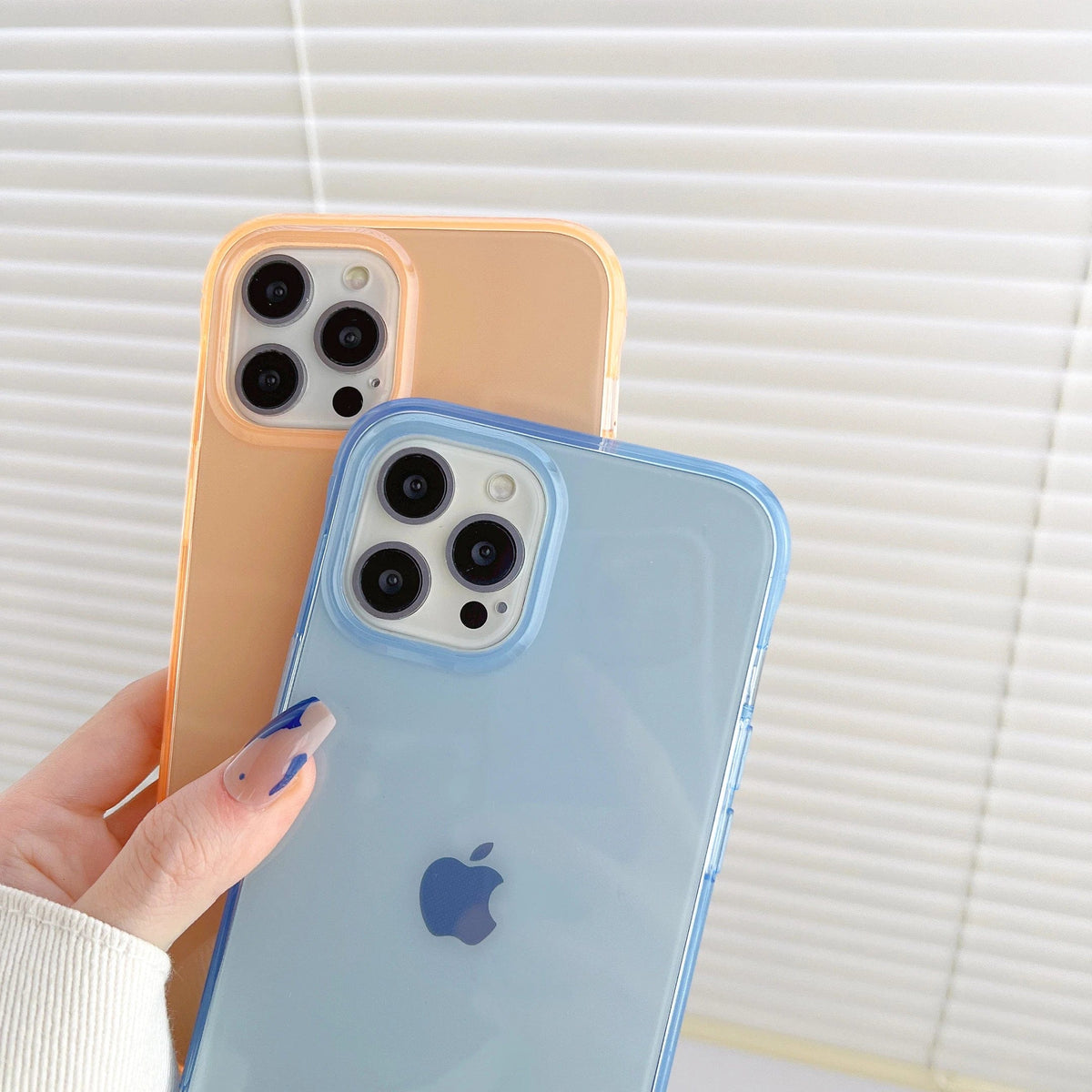 Clear Candy Color iPhone Case