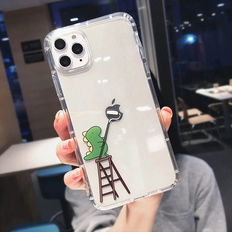 Cute Cartoon Dinosaur iPhone Case