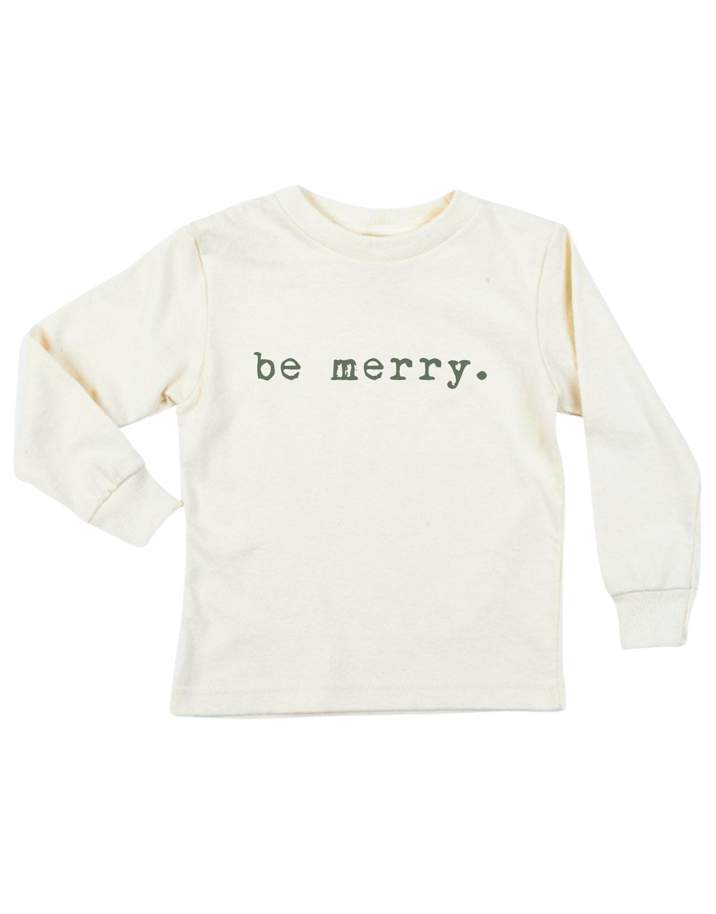 Be Merry Organic Kids T-Shirt Long Sleeve