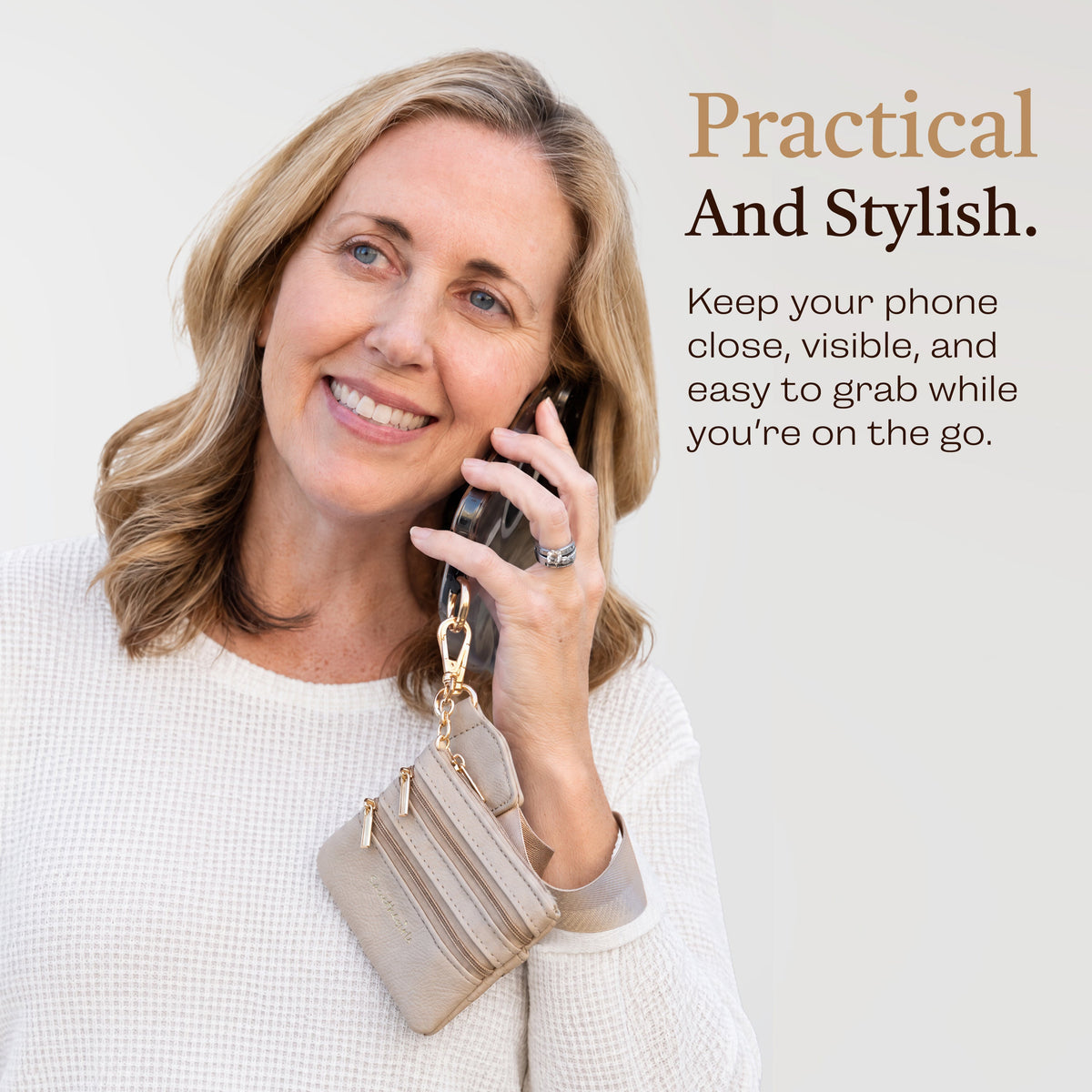 Clip & Go Strap with Pouch - Neutral Collection