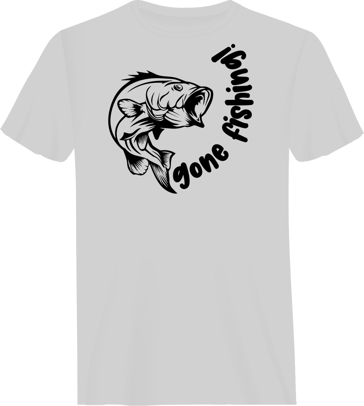 Gone Fishing v1 Man T-Shirt