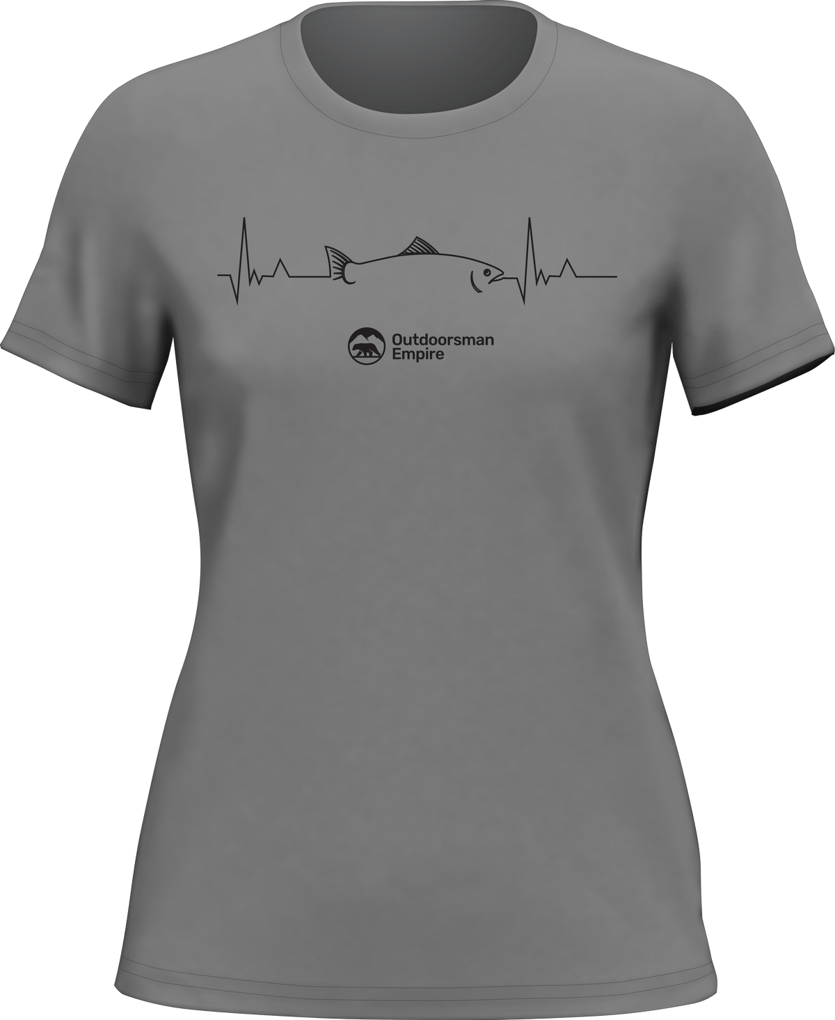Fishing Cardiogram T-Shirt for Women