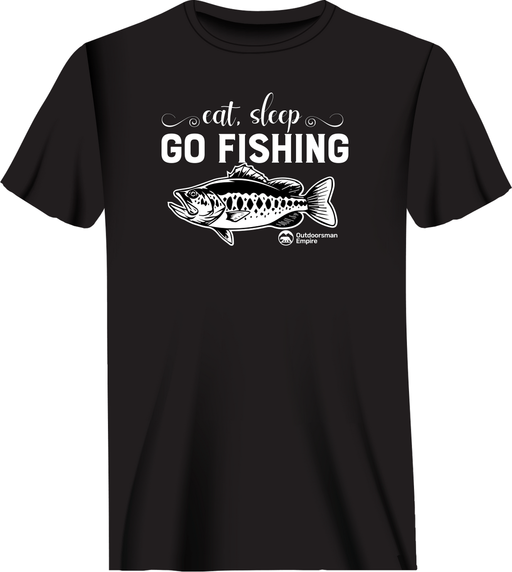 Eat Sleep Go Fishing Man T-Shirt