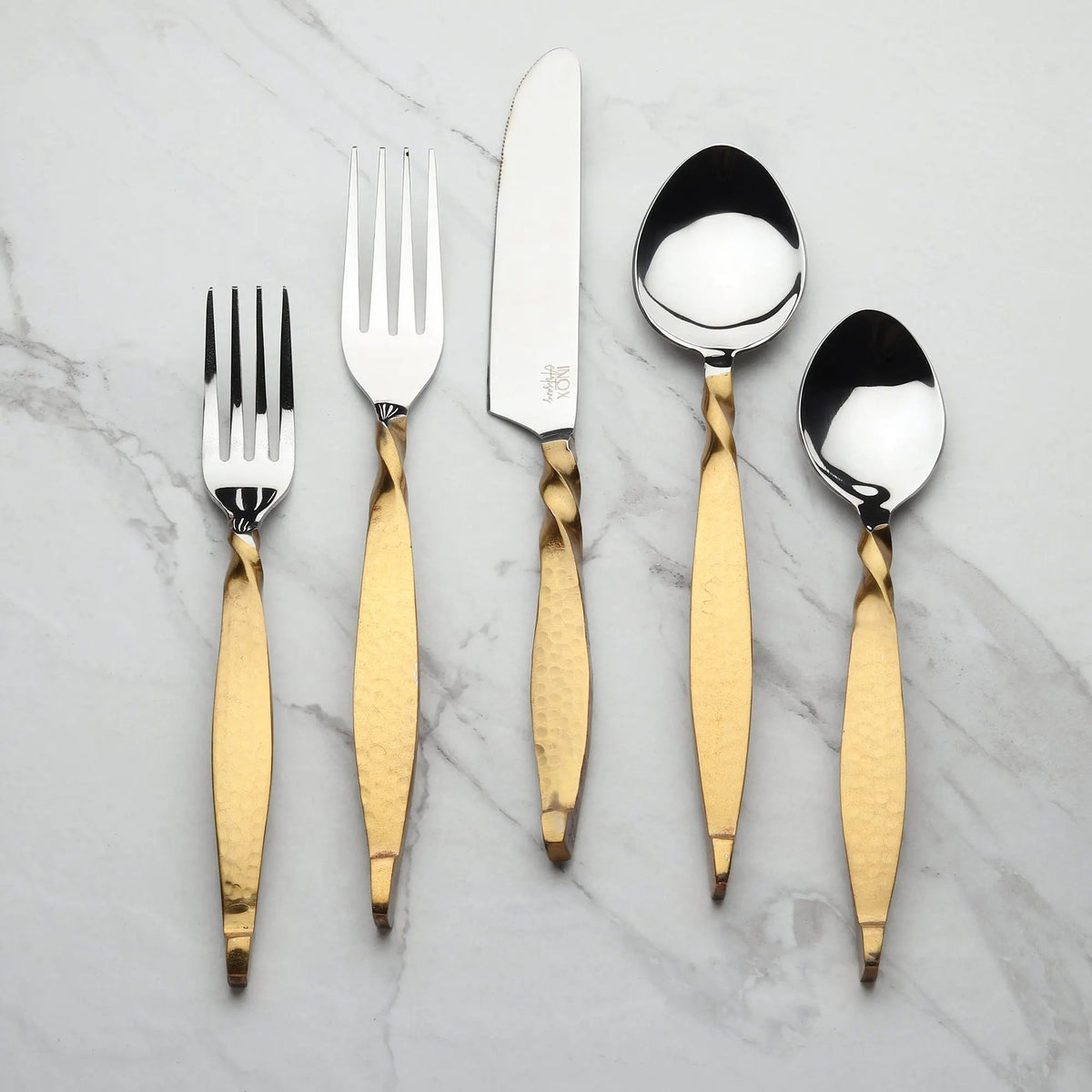 Twisted Urban Flatware, 5-Pc. Place Setting