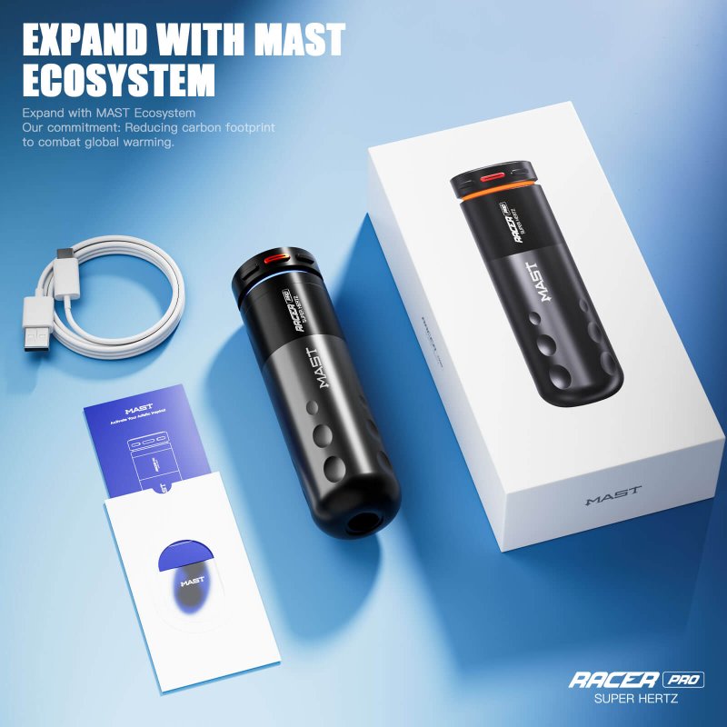Dragonhawk Wireless Tattoo Pen Machine 4.2MM Strokes Length | Mast Racer Pro