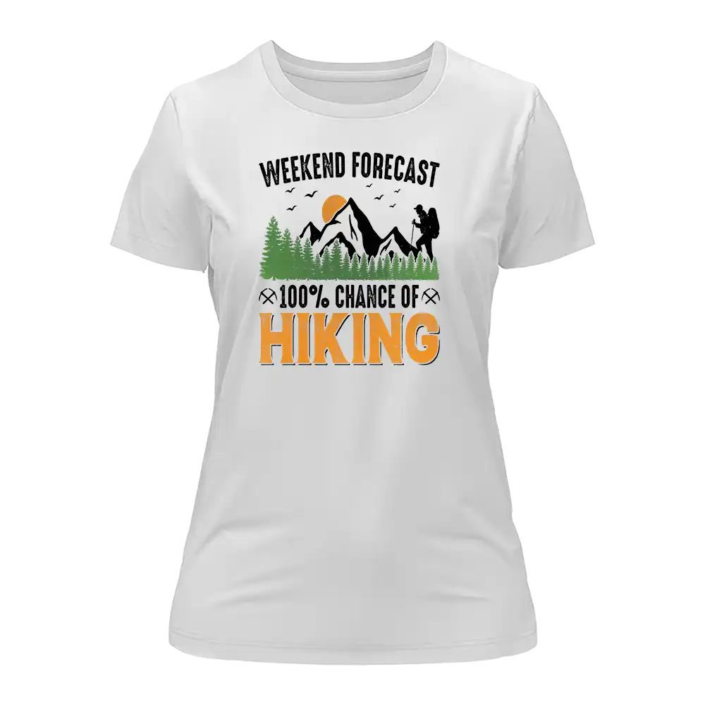 Weekend Forecast 100% Hiking T-Shirt for Women
