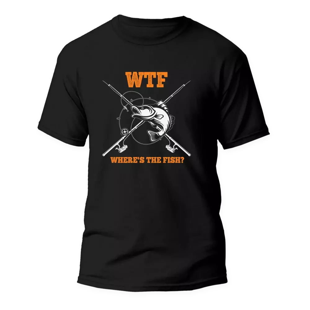 WTF Where's The Fish Man T-Shirt