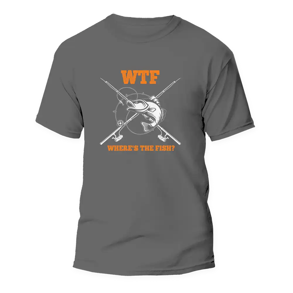 WTF Where's The Fish Man T-Shirt