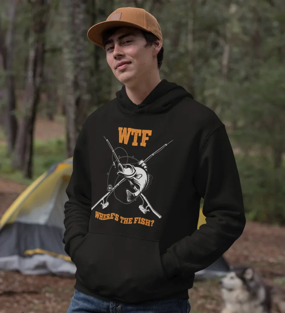 WTF Where's The Fish Unisex Hoodie