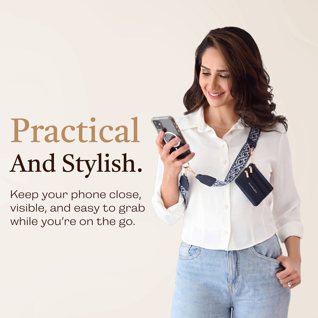 Clip & Go Strap w/Zippered Pouch XOXO