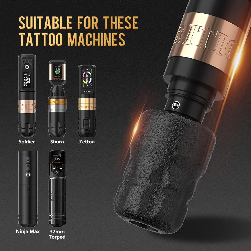 Ambition 12pcs Disposable Grip with Click Adjust System