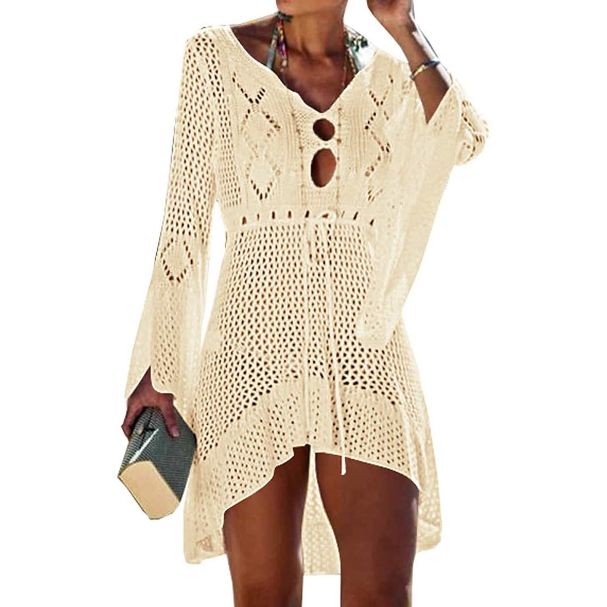 Beach Tops Sexy Perspective Cover Dress