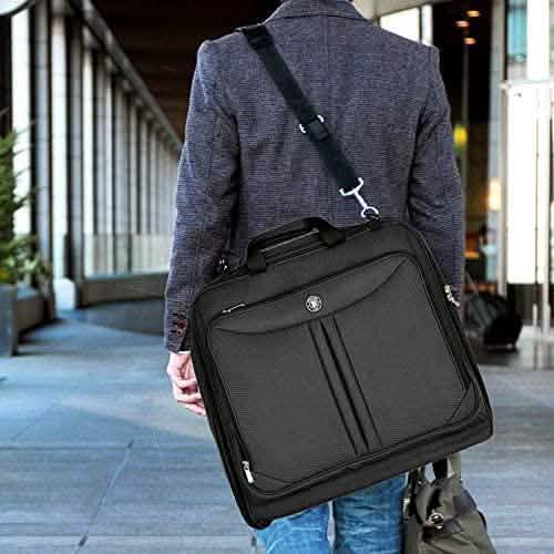 Bolford Travel Garment Bag For Business Trips And Travel With Padded Computer Pocket